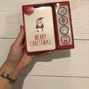 Rae Dunn Merry Christmas Note Cards NIB